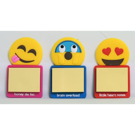 Kaomoji Kaomoji Emoji Magnetic Sticky Notes 1 pk 20015